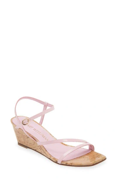 Stuart Weitzman Oasis 50 Wedge Sandal In Blossom