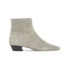 Stuart Weitzman Olive Suede Boots In Olive