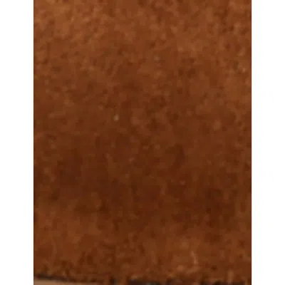 Stuart Weitzman Omens  Tinsley Lace-up Suede Moccasins In Brown