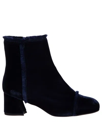 Stuart Weitzman Onthefringe Heeled Boots In Blue