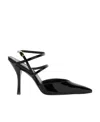 Stuart Weitzman Open-heeled High Heels In Black
