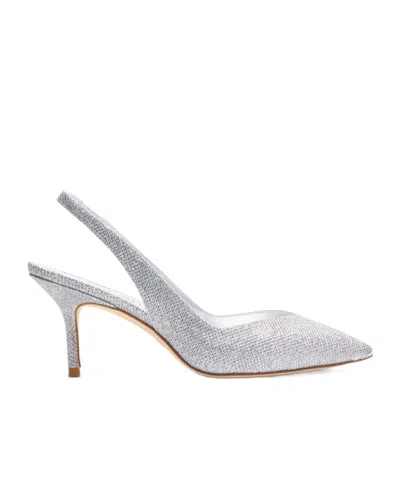 STUART WEITZMAN OPEN-HEELED HIGH HEELS