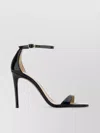 Stuart Weitzman Nudist Patent Leather Stiletto Platform Sandals