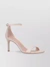 Stuart Weitzman Open Toe Stiletto Heel Sandals In Neutrals