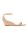 Stuart Weitzman Nudistcurve 50 Wedge In Nude