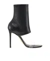 Stuart Weitzman Open-toed High-heeled Sandals In Black