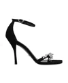 Stuart Weitzman Open-toed High-heeled Sandals In Black