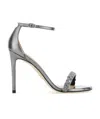 Stuart Weitzman Stu Nudistcurve Open Toe Sandals In Gray
