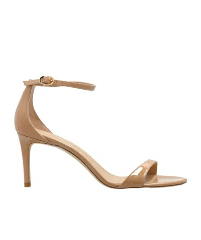 Stuart Weitzman Open-toed High-heeled Sandals In Nude