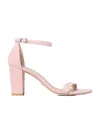 Stuart Weitzman Open-toed High-heeled Sandals In Pink