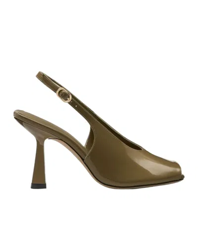 Stuart Weitzman Open-toe High-heeled Sandals In Green