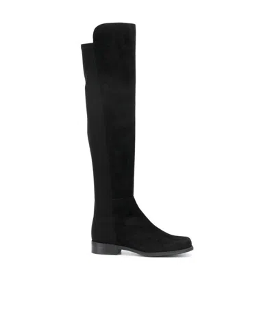 Stuart Weitzman Over The Knee Boots In Black