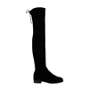 Stuart Weitzman Over-the-knee Boots With Luxurious Suede Finish And Elegant Design In Black