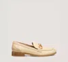 Stuart Weitzman Owen Buckle Loafer In Natural
