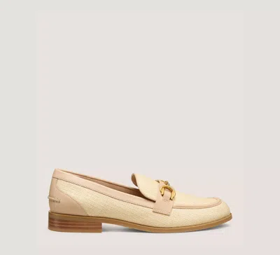 Stuart Weitzman Owen Buckle Loafer In Natural