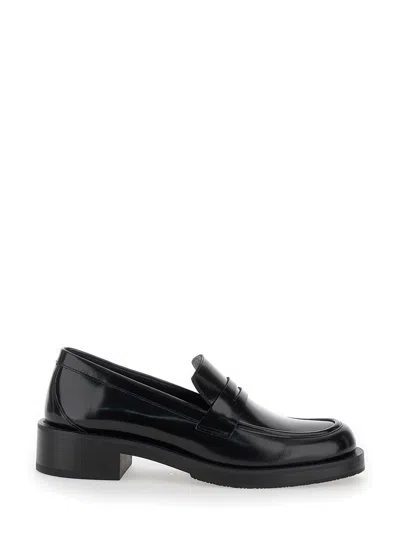 Stuart Weitzman 'palmer' Black Slip-on Loafers
