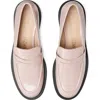 Stuart Weitzman Palmer Bold Loafer In Ballet Spazzolato