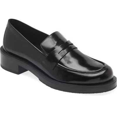Stuart Weitzman Palmer Bold Loafer In Black