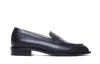 Stuart Weitzman Palmer Block Heel Loafers In Black