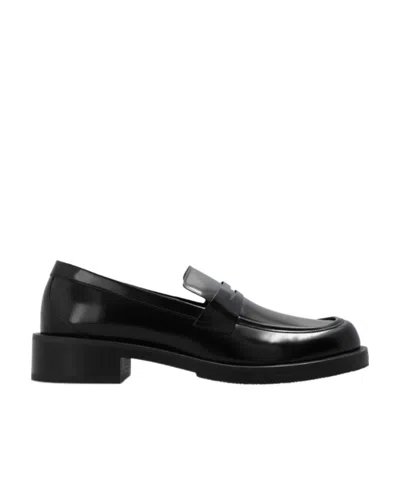 Stuart Weitzman Palmer Slip-on Loafers In Black