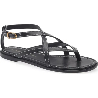 Stuart Weitzman Park Sandal In Black