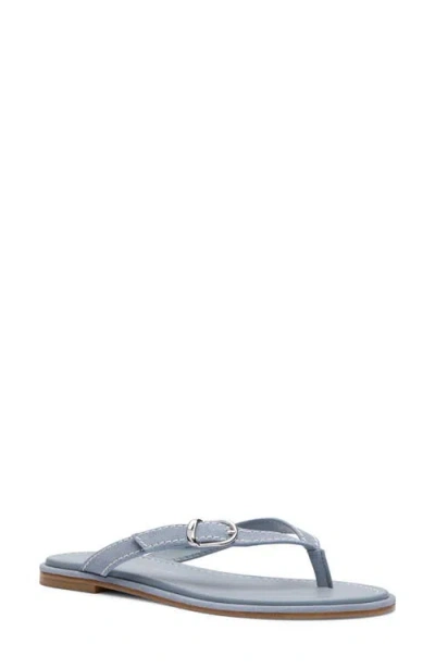 Stuart Weitzman Park Thong Sandal In Blue