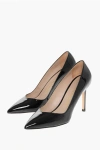Stuart Weitzman Patent Leather Anny Pumps With Stiletto Heel 9.5cm In Black