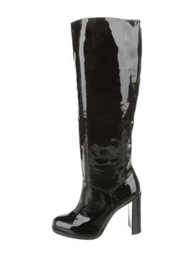 Pre-owned Stuart Weitzman Patent Leather Boots In Multi