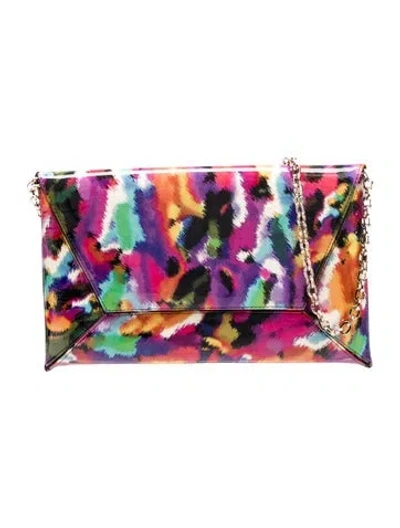 Pre-owned Stuart Weitzman Patent Leather Clutch In Multi