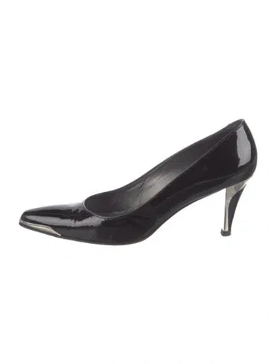 Pre-owned Stuart Weitzman Patent Leather Pumps In Black