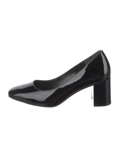 Pre-owned Stuart Weitzman Patent Leather Pumps In Black