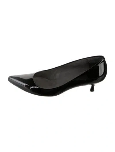 Pre-owned Stuart Weitzman Patent Leather Pumps In Black