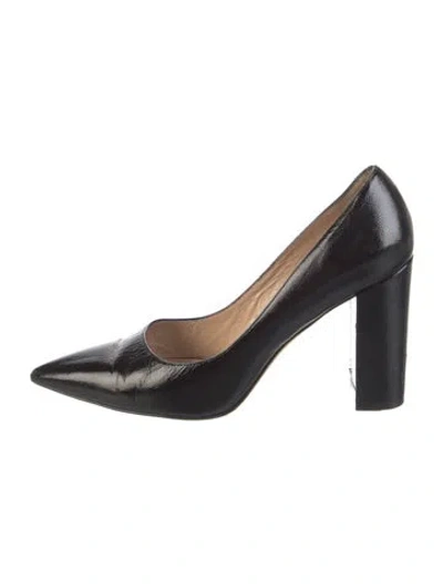 Pre-owned Stuart Weitzman Patent Leather Pumps In Black