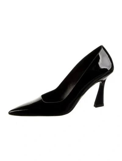 Pre-owned Stuart Weitzman Patent Leather Pumps In Black