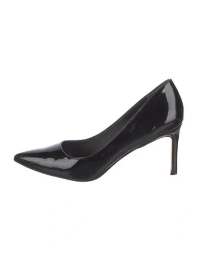 Pre-owned Stuart Weitzman Patent Leather Pumps In Black