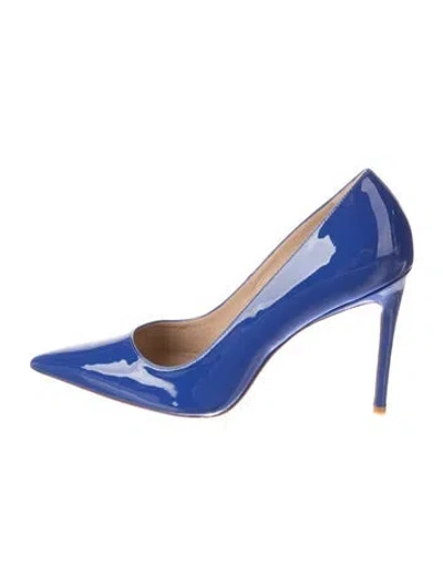 Pre-owned Stuart Weitzman Patent Leather Pumps In Black