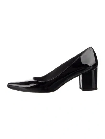 Pre-owned Stuart Weitzman Patent Leather Pumps In Black