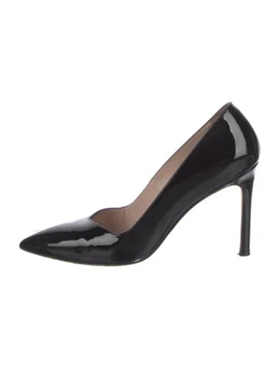 Pre-owned Stuart Weitzman Patent Leather Pumps In Black