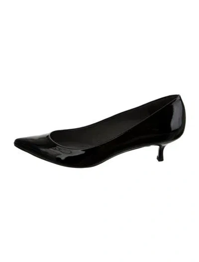 Pre-owned Stuart Weitzman Patent Leather Pumps In Black
