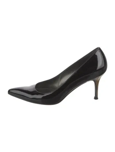 Pre-owned Stuart Weitzman Patent Leather Pumps In Black