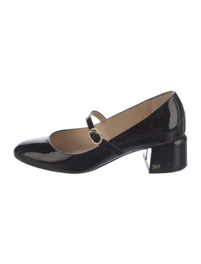 Pre-owned Stuart Weitzman Patent Leather Pumps In Black