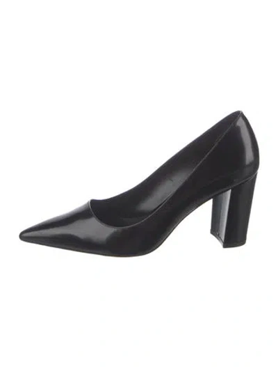 Pre-owned Stuart Weitzman Patent Leather Pumps In Black