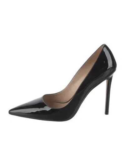 Pre-owned Stuart Weitzman Patent Leather Pumps In Blue