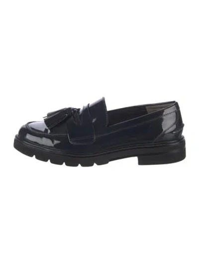 Pre-owned Stuart Weitzman Patent Leather Pumps In Blue