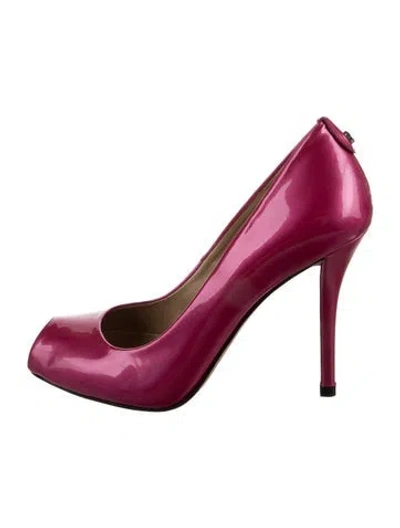 Pre-owned Stuart Weitzman Patent Leather Pumps In Pink