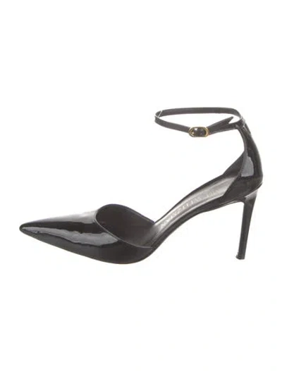 Pre-owned Stuart Weitzman Patent Leather Pumps In Silver