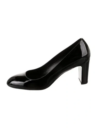 Pre-owned Stuart Weitzman Patent Leather Pumps W/ Tags In Black