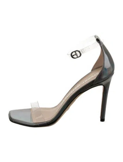 Pre-owned Stuart Weitzman Patent Leather Sandals