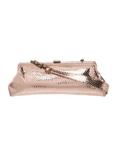 Pre-owned Stuart Weitzman Patent Leather Shoulder Bag In Pink