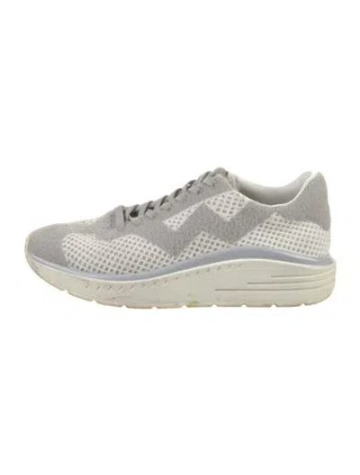 Pre-owned Stuart Weitzman Patterned Athletic Sneakers In Grey